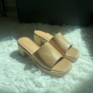 New Abercrombie Wedged Sandals